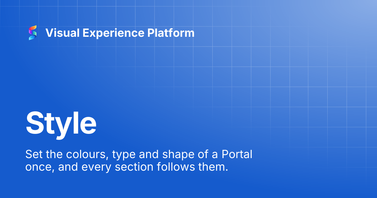 Design | Visual Experience Platform
